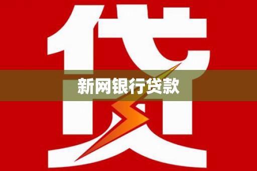 刚察新网银行贷款