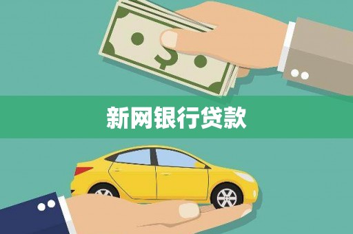 刚察新网银行贷款