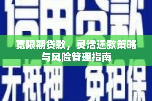刚察宽限期贷款，灵活还款策略与风险管理指南