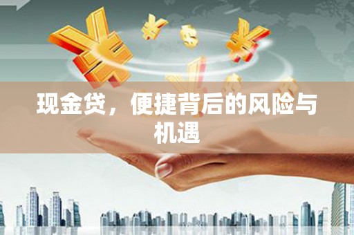 刚察现金贷，便捷背后的风险与机遇