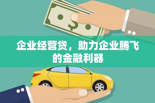 刚察企业经营贷，助力企业腾飞的金融利器
