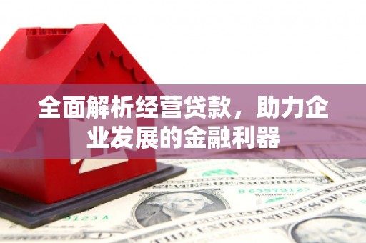 刚察全面解析经营贷款，助力企业发展的金融利器