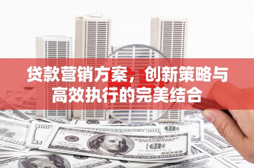 刚察贷款营销方案，创新策略与高效执行的完美结合