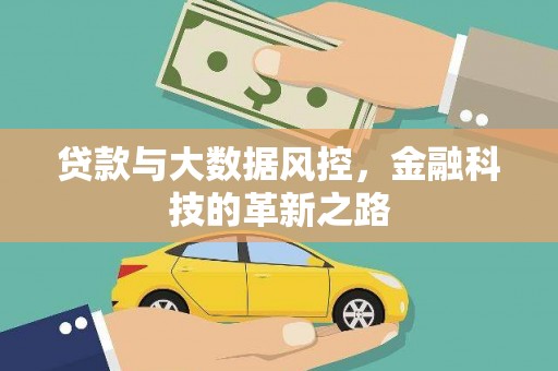 刚察贷款与大数据风控，金融科技的革新之路