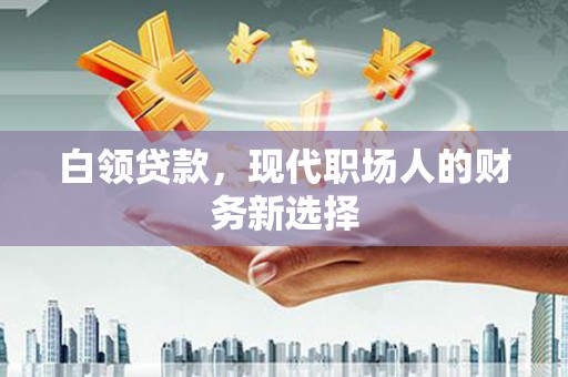 刚察白领贷款，现代职场人的财务新选择