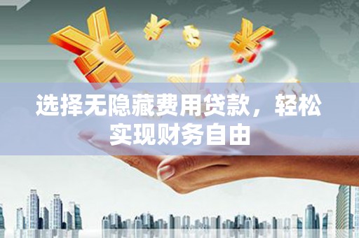 刚察选择无隐藏费用贷款，轻松实现财务自由