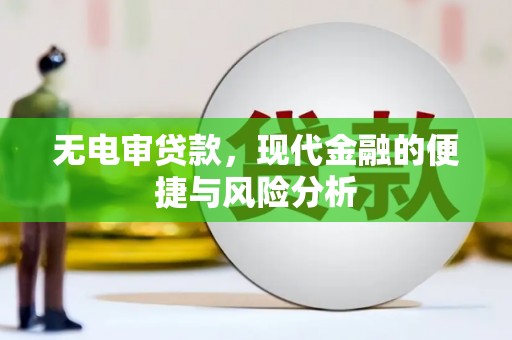 刚察无电审贷款，现代金融的便捷与风险分析