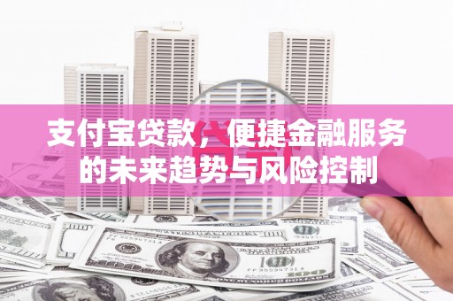 刚察支付宝贷款，便捷金融服务的未来趋势与风险控制