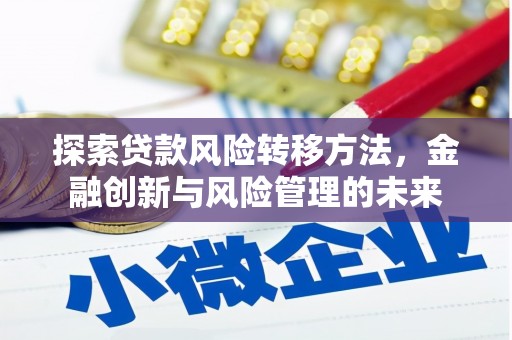 刚察探索贷款风险转移方法，金融创新与风险管理的未来