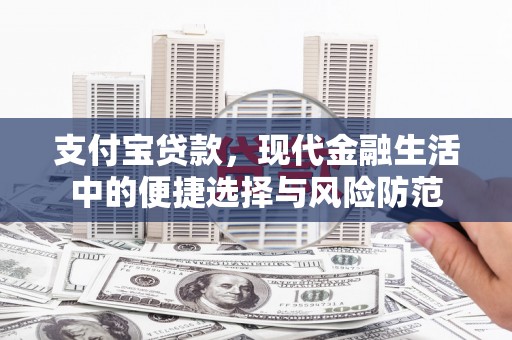 刚察支付宝贷款，现代金融生活中的便捷选择与风险防范