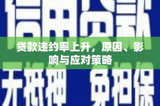 刚察贷款违约率上升，原因、影响与应对策略