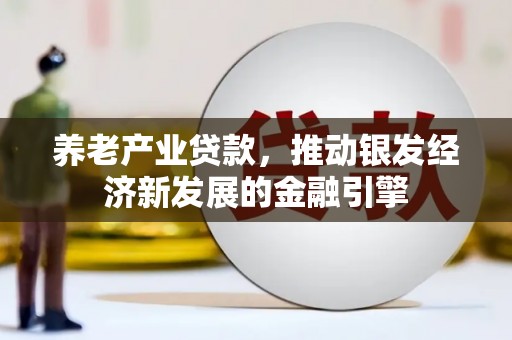 刚察养老产业贷款，推动银发经济新发展的金融引擎