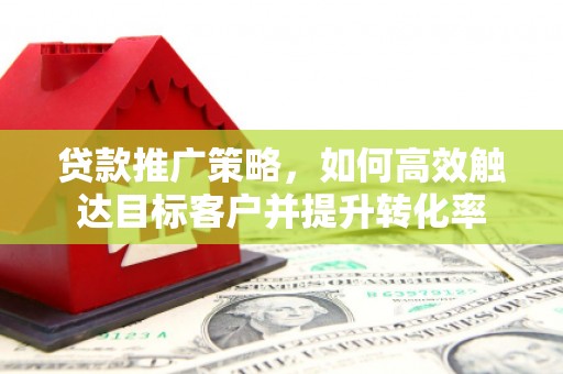 刚察贷款推广策略，如何高效触达目标客户并提升转化率