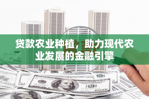 刚察贷款农业种植，助力现代农业发展的金融引擎