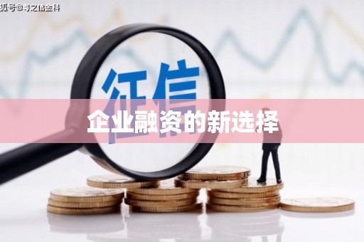 刚察企业融资的新选择