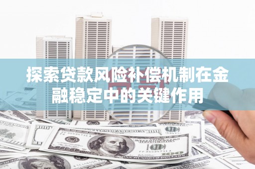 刚察探索贷款风险补偿机制在金融稳定中的关键作用