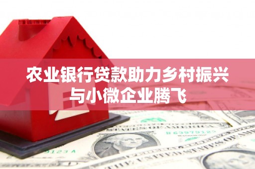 刚察农业银行贷款助力乡村振兴与小微企业腾飞