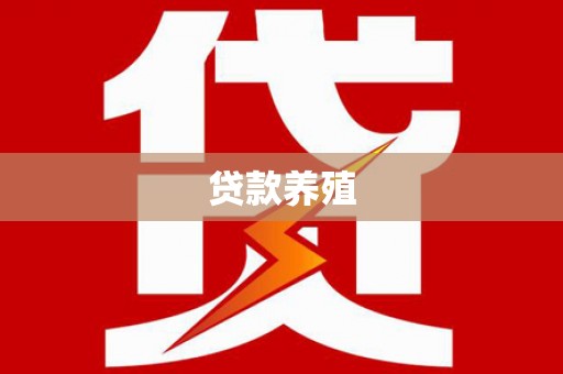 刚察贷款养殖