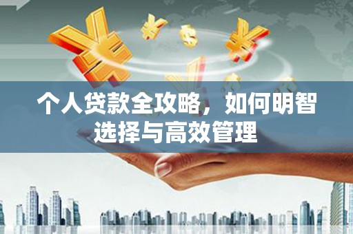 刚察个人贷款全攻略，如何明智选择与高效管理