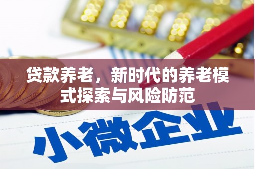 刚察贷款养老，新时代的养老模式探索与风险防范