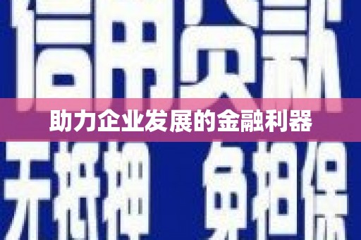 刚察助力企业发展的金融利器