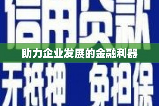 刚察助力企业发展的金融利器