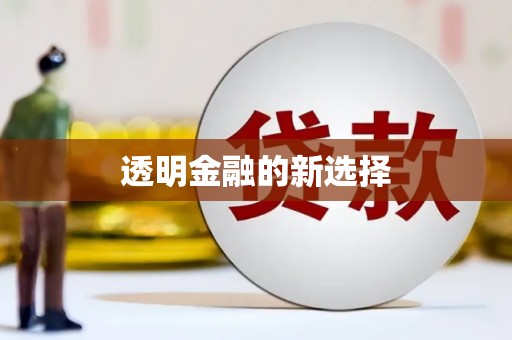 刚察透明金融的新选择