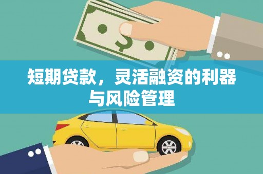 刚察短期贷款，灵活融资的利器与风险管理